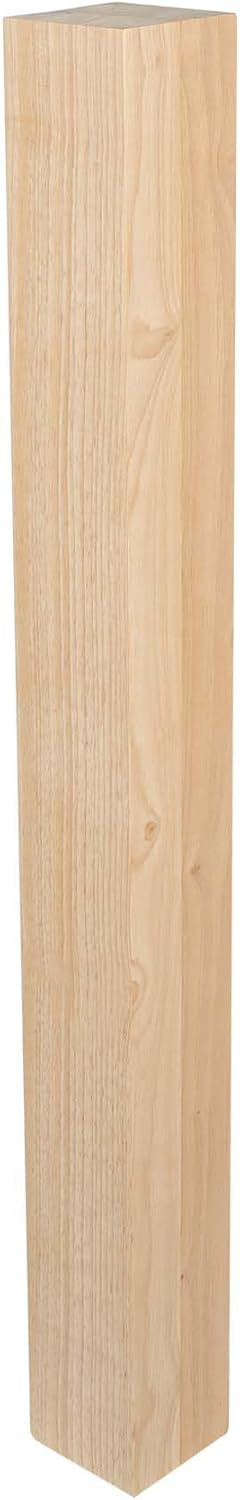OUTWATER Architectural Products Solid Hardwood Island Leg 35-1/4" Height x 3-1/2" Width