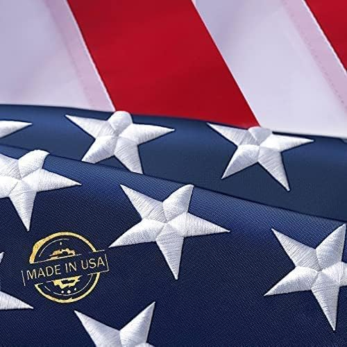 American Flag 3x5 FT Outdoor - American Flag Heavy Duty 3x5,All Weather Sewn Stripes Embroidered Stars…
