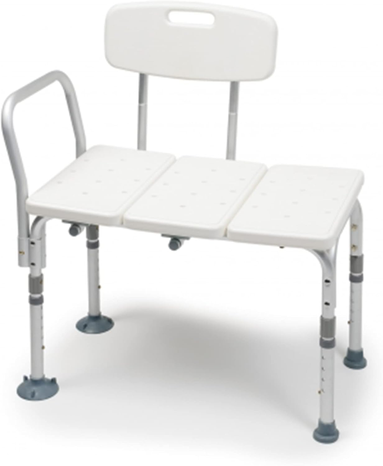 Lumex Everyday Tub Transfer Bench & Shower Chair - Waterproof Plastic and Aluminum Design - 7927KD-1