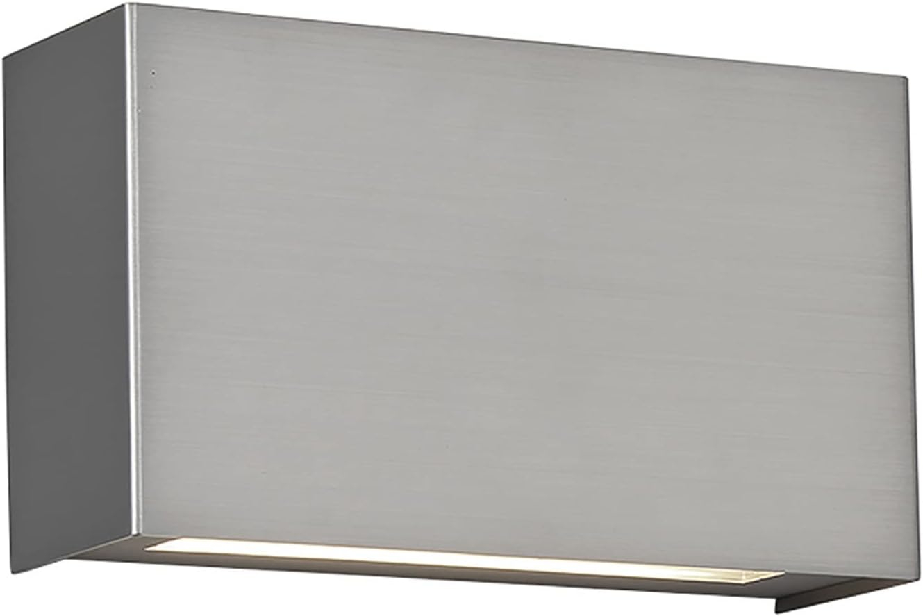 WAC Lighting Blok 1-Light LED 3000K Contemporary Aluminum Wall Sconce in Nickel