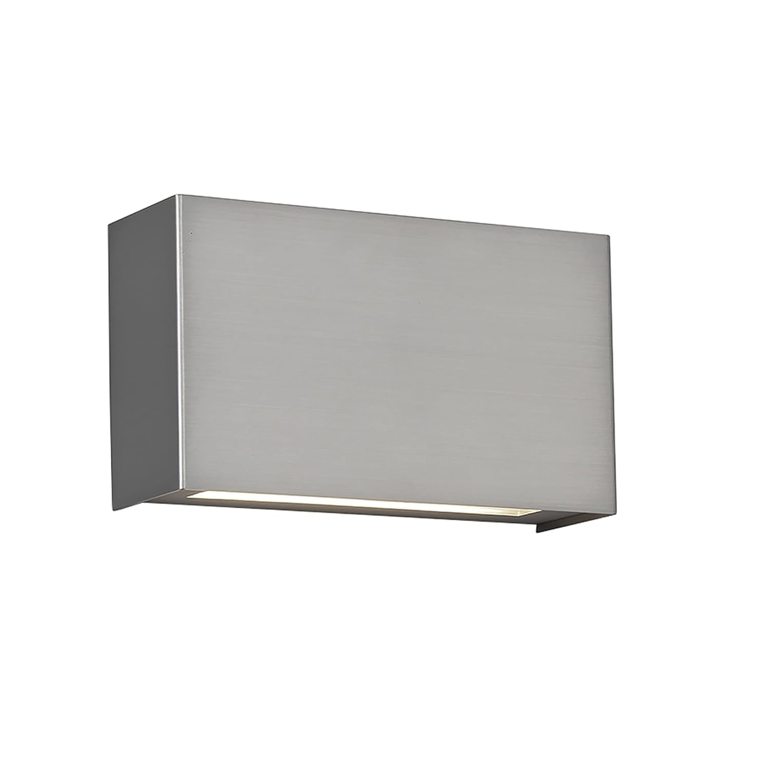 WAC Lighting Blok 1-Light LED 3000K Contemporary Aluminum Wall Sconce in Nickel