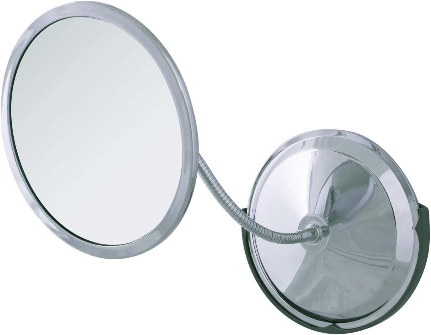 Zadro Gooseneck Makeup Mirror w/ Magnification & Wall Mount Attachment