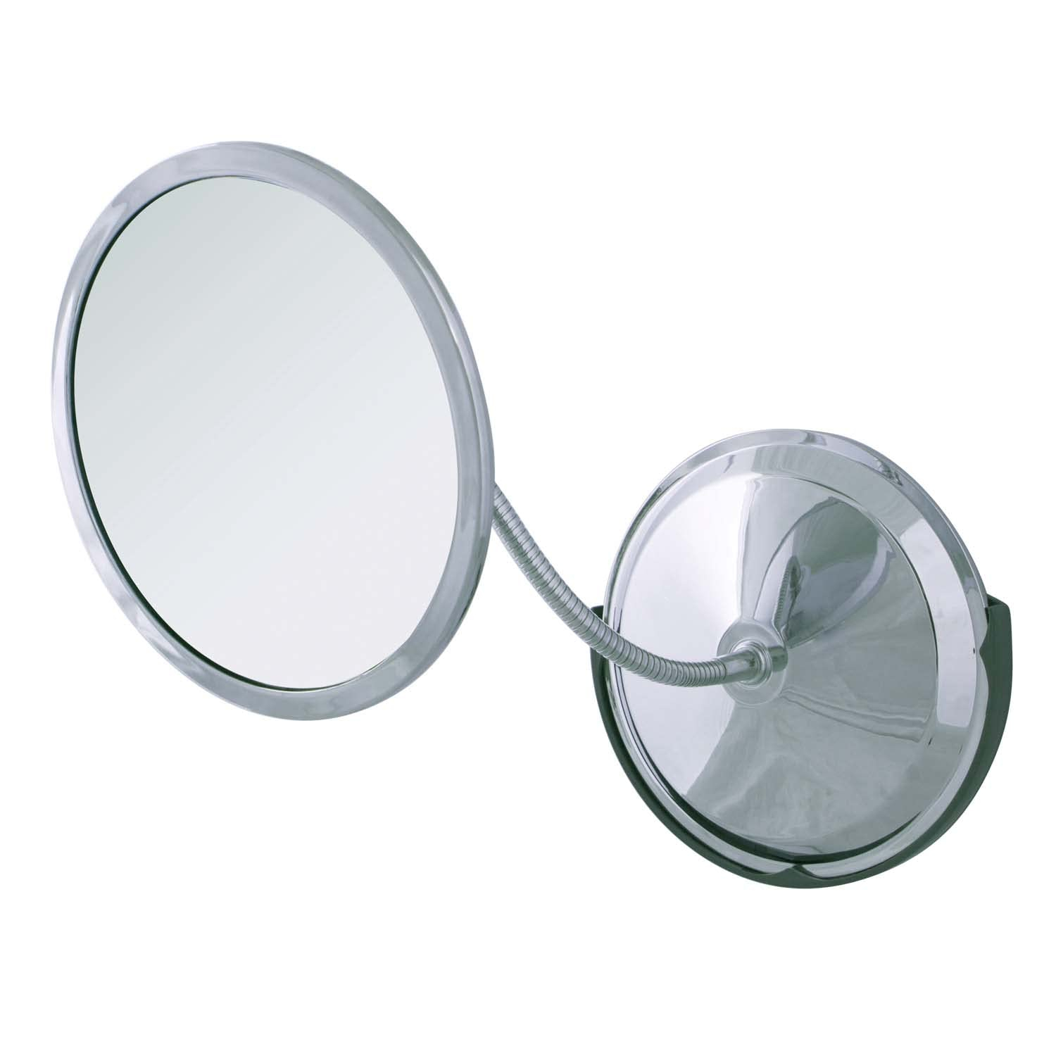 Zadro Gooseneck Makeup Mirror w/ Magnification & Wall Mount Attachment