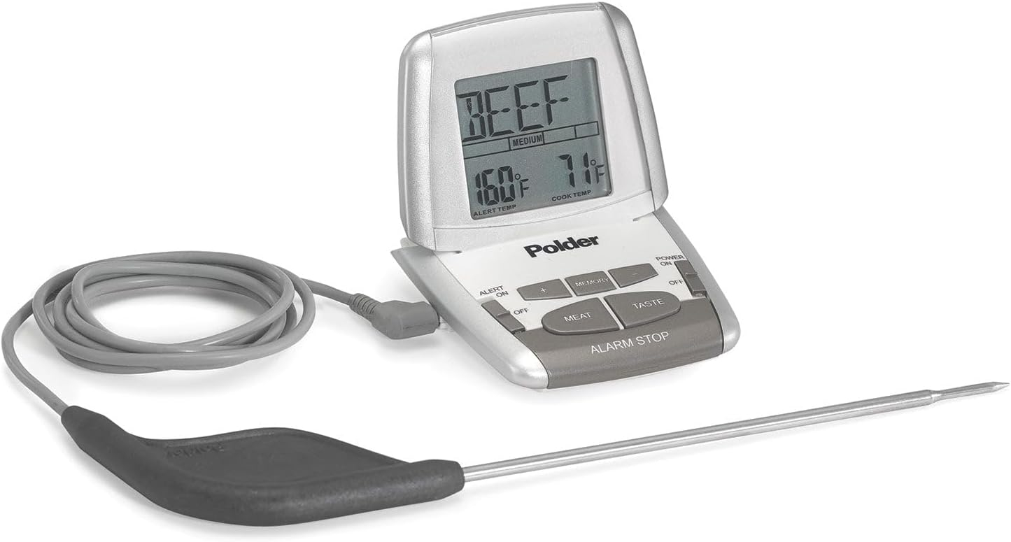 Polder Deluxe Preset In-Oven Thermometer with Ultra Probe THM-308-90