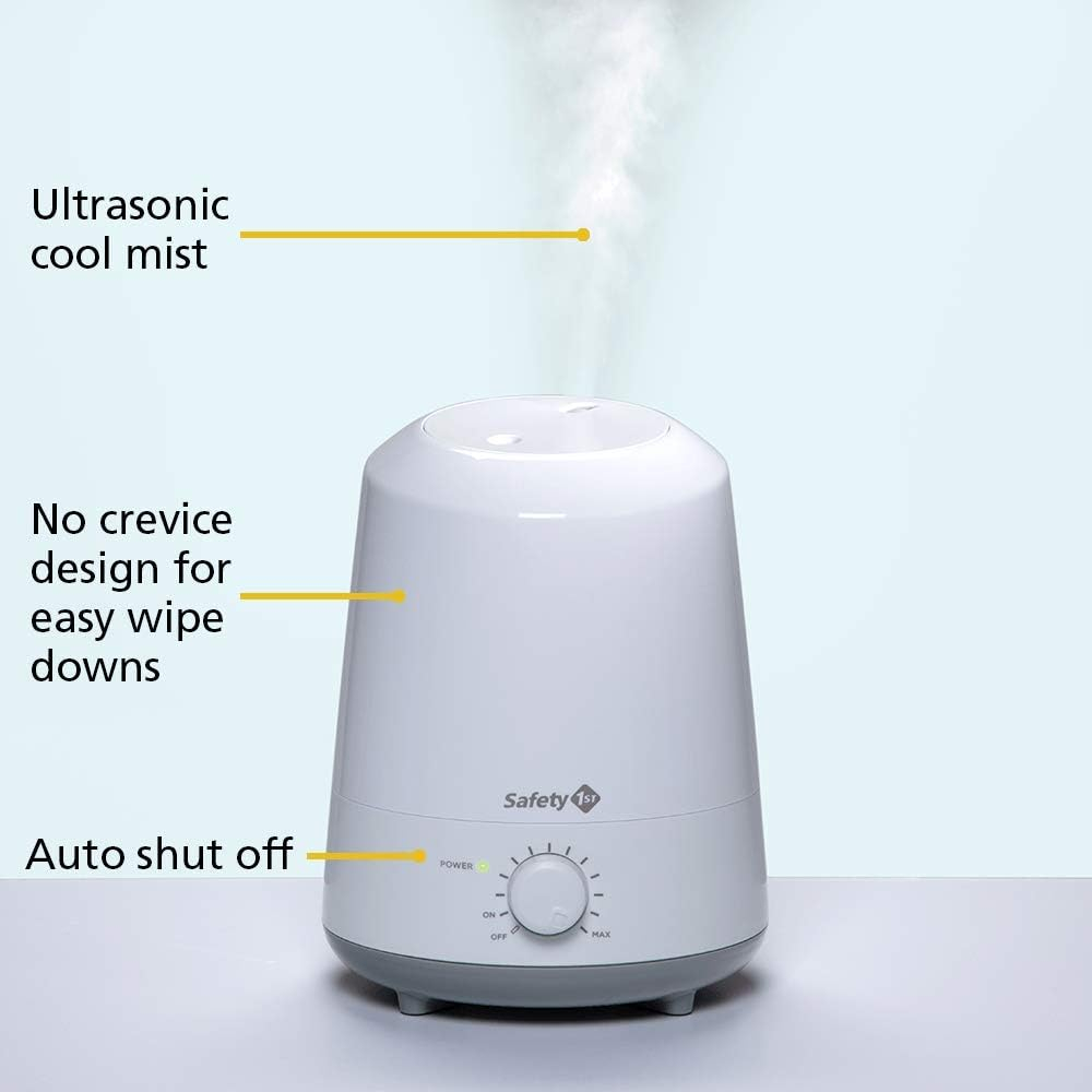 Safety 1st Stay Clean Humidifier, White