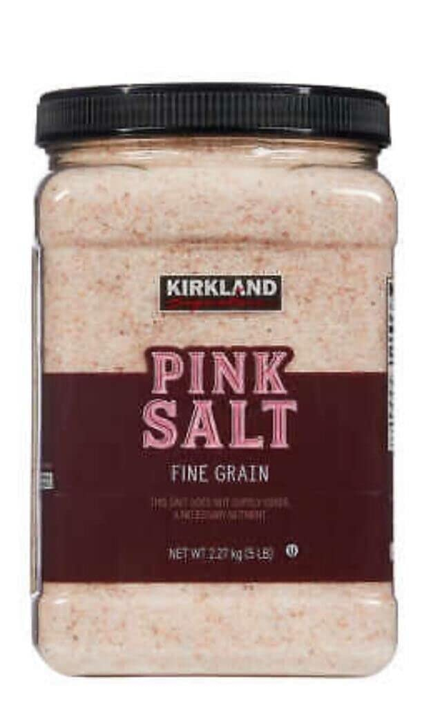 Kirkland Signature Pink Salt Fine Grain 5 Pounds