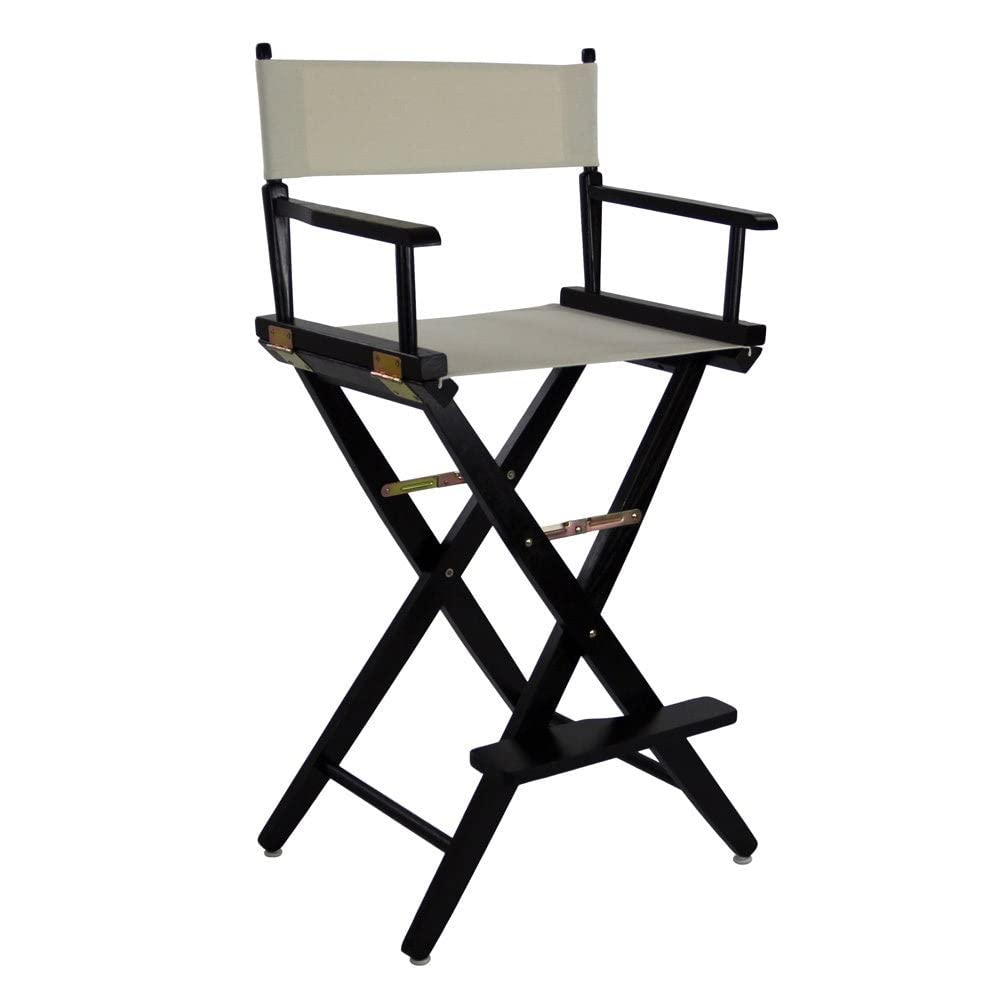 Extra-Wide Premium 30 in. Hardwoods Bar Height Directors Chair