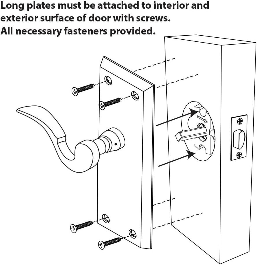 Lifetime Brass Fifth Avenue Plate with Crystal Knob