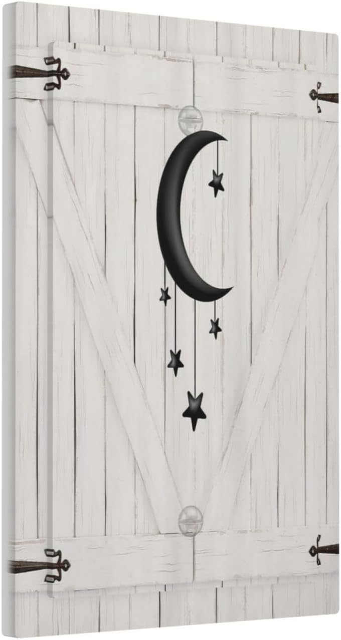 Sunyuer Sea Starfish Beach Decorative Wall Plate, 1 Gang Single Blank Outlet Cover Decorative Switch Plate for Kitchen Bathroom Bedroom, 4.5x2.76 Inch