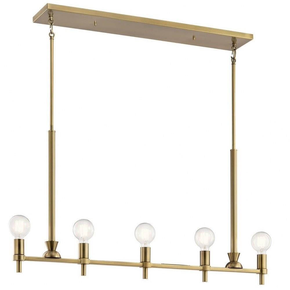 Kichler Lighting Torvee 5 - Light Chandelier in  Brushed Natural Brass