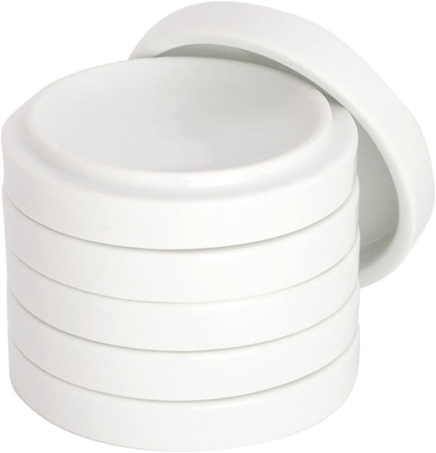 Pure White Porcelain Small Nesting Bowls Set of 6