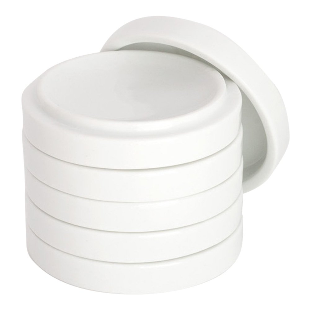 Pure White Porcelain Small Nesting Bowls Set of 6
