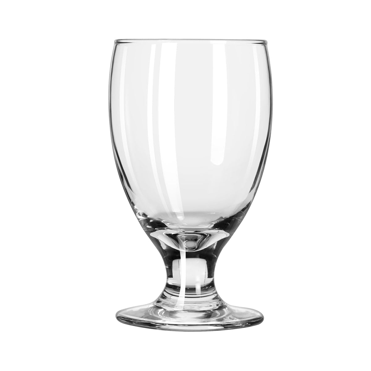 Clear Glass 10.5 oz Banquet Goblet with Short Stem