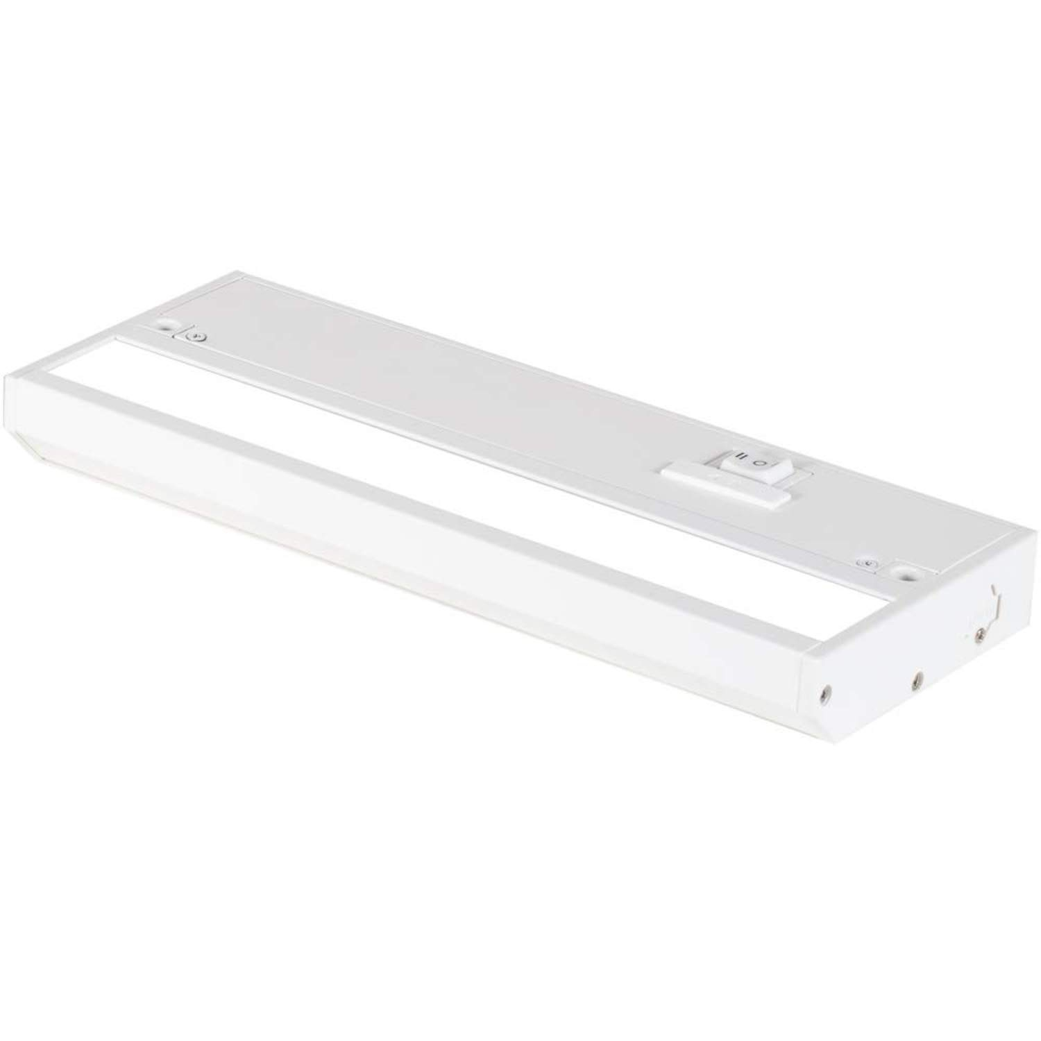 LED Under Cabinet Lighting Hardwired - Linkable Undercabinet Lights for Kitchen - 3CCT 9 Inch White Finish - Undercounter Dimmable Plug in Light or Hard Wired - Under Counter Fixture Direct Wire