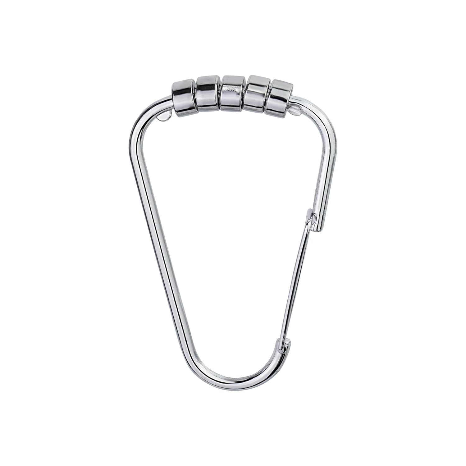 Splash Home Premium Oblo Shower Curtain Hooks (Set of 12)