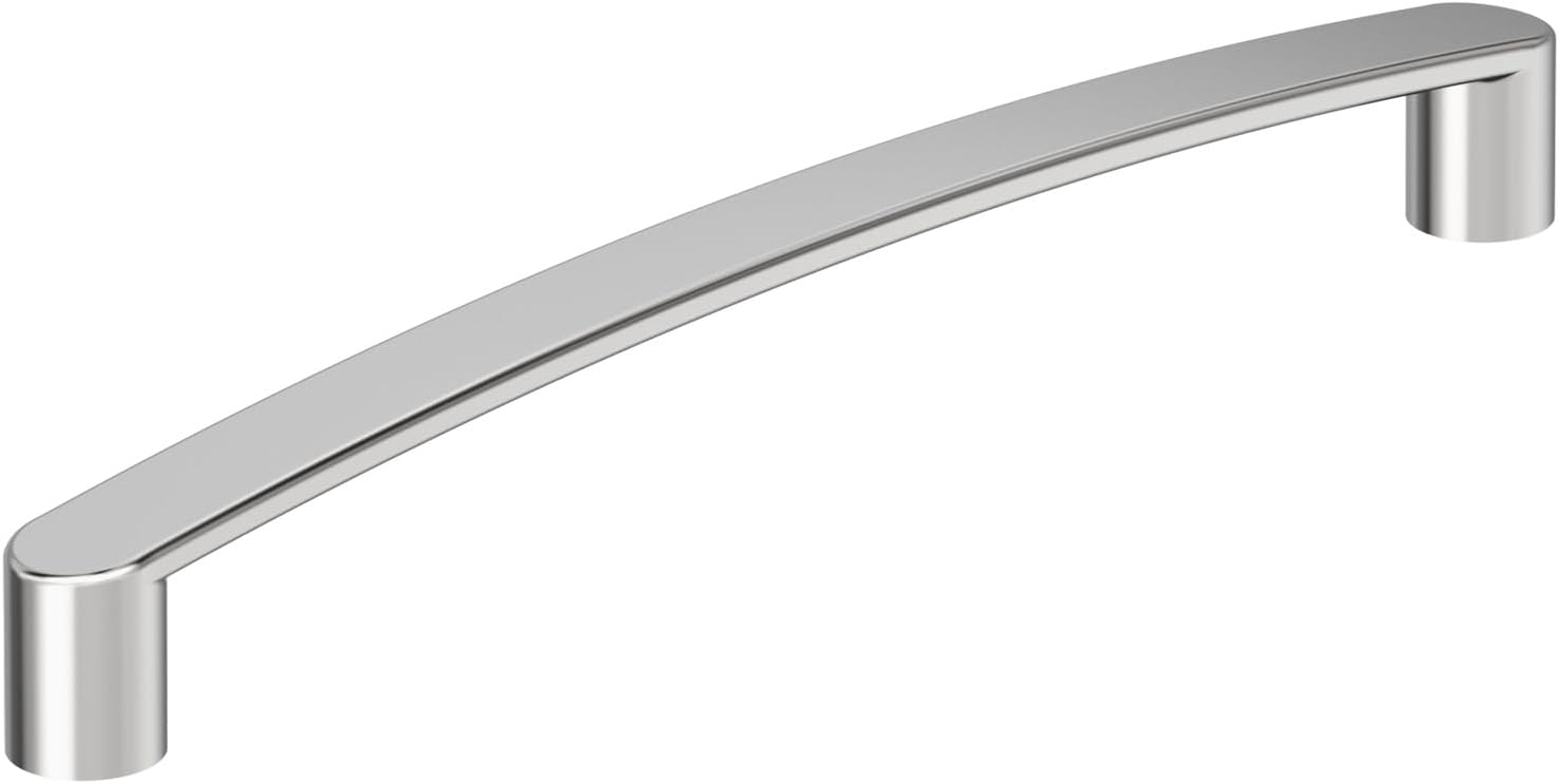 Amerock Rift 6-5/16 inch (160mm) Center-to-Center Polished Chrome Cabinet Pull, BP3690626