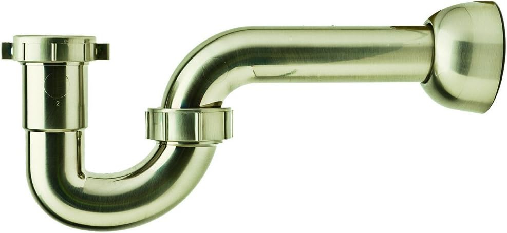 PF WaterWorks PF0703-BN Abdominales con Trampa para P, Chapado en Níquel