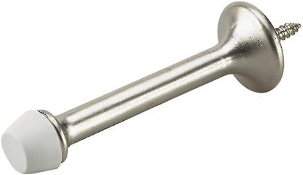 Richelieu Hardware 216NBR Onward 3-in (76.2 mm) Rigid Door Stop, Brushed Nickel