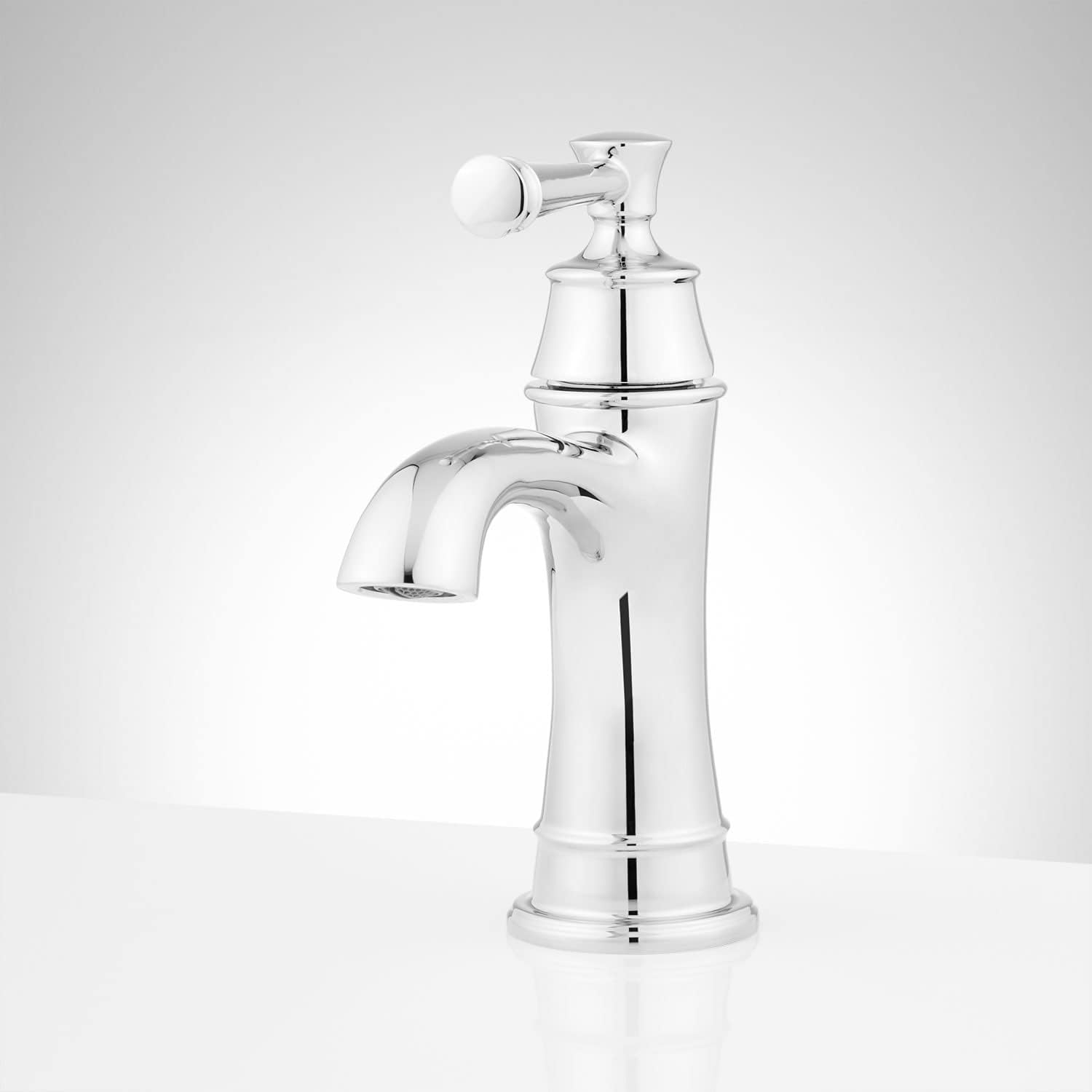 Beasley Chrome Single Handle High-Arc Bathroom Faucet