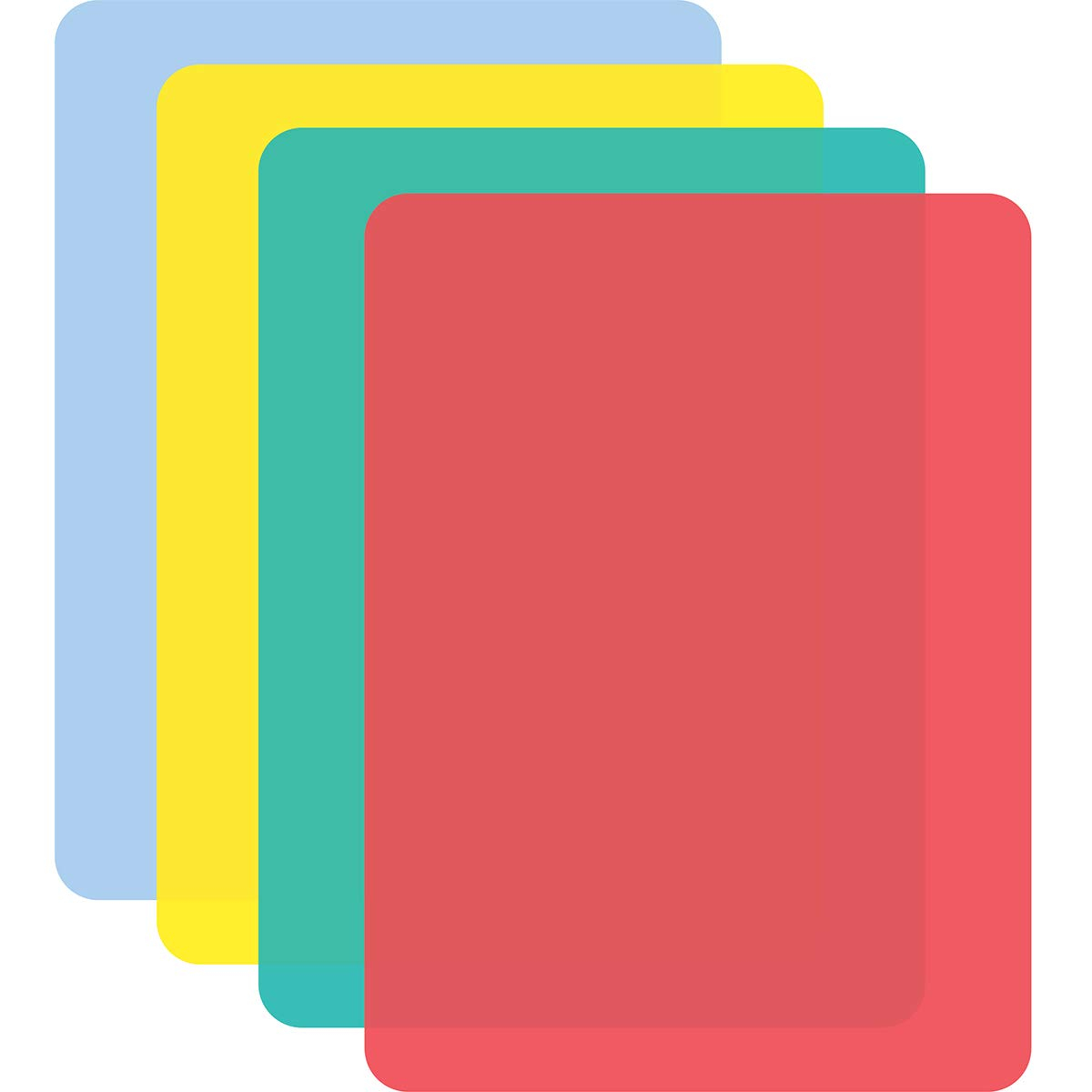 Chop Chop Chop Chop Flexible 4-Piece Plastic Cutting Board Set