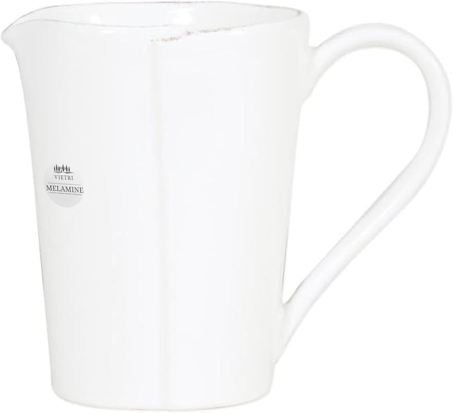 VIETRI Melamine Lastra White Pitcher