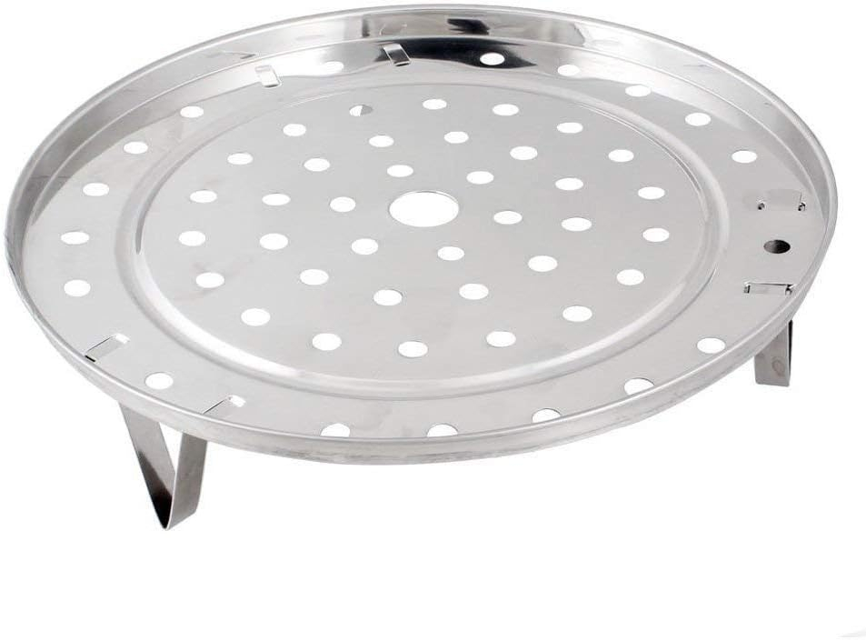 Steaming Rack Household Stainless Steel Cooking Ware Thickened Steaming Rack Stand (10 inch)