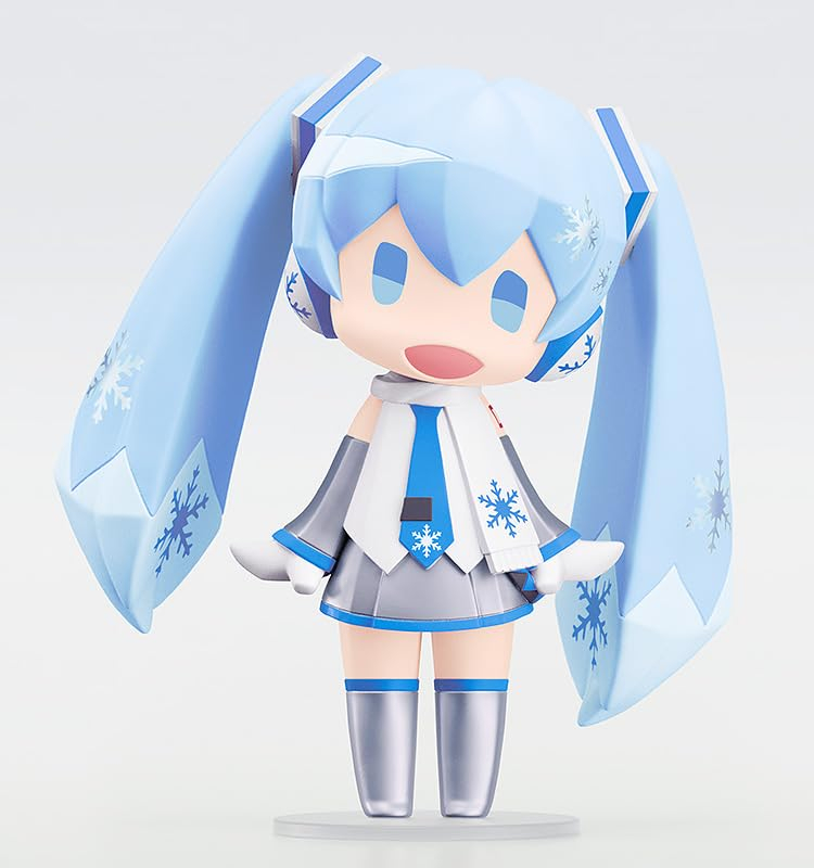 Snow Miku Chibi Figure with Movable Neck Joint