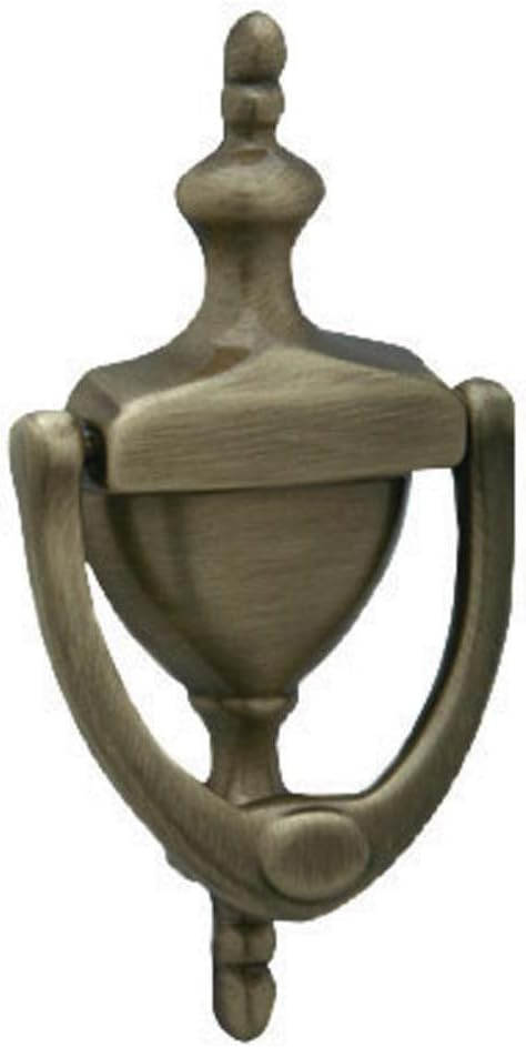 Antique Brass 5-15/16 Inch Traditional Door Knocker