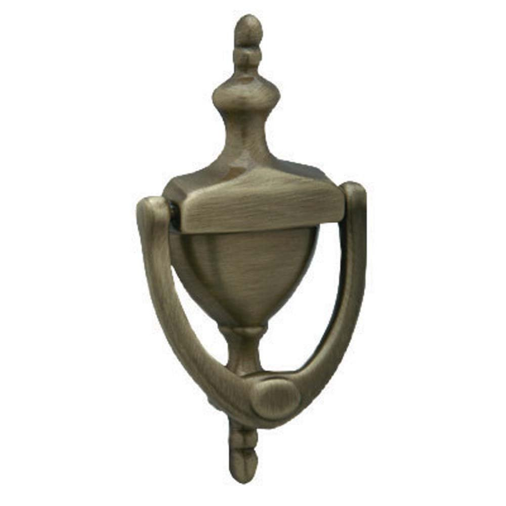 Antique Brass 5-15/16 Inch Traditional Door Knocker