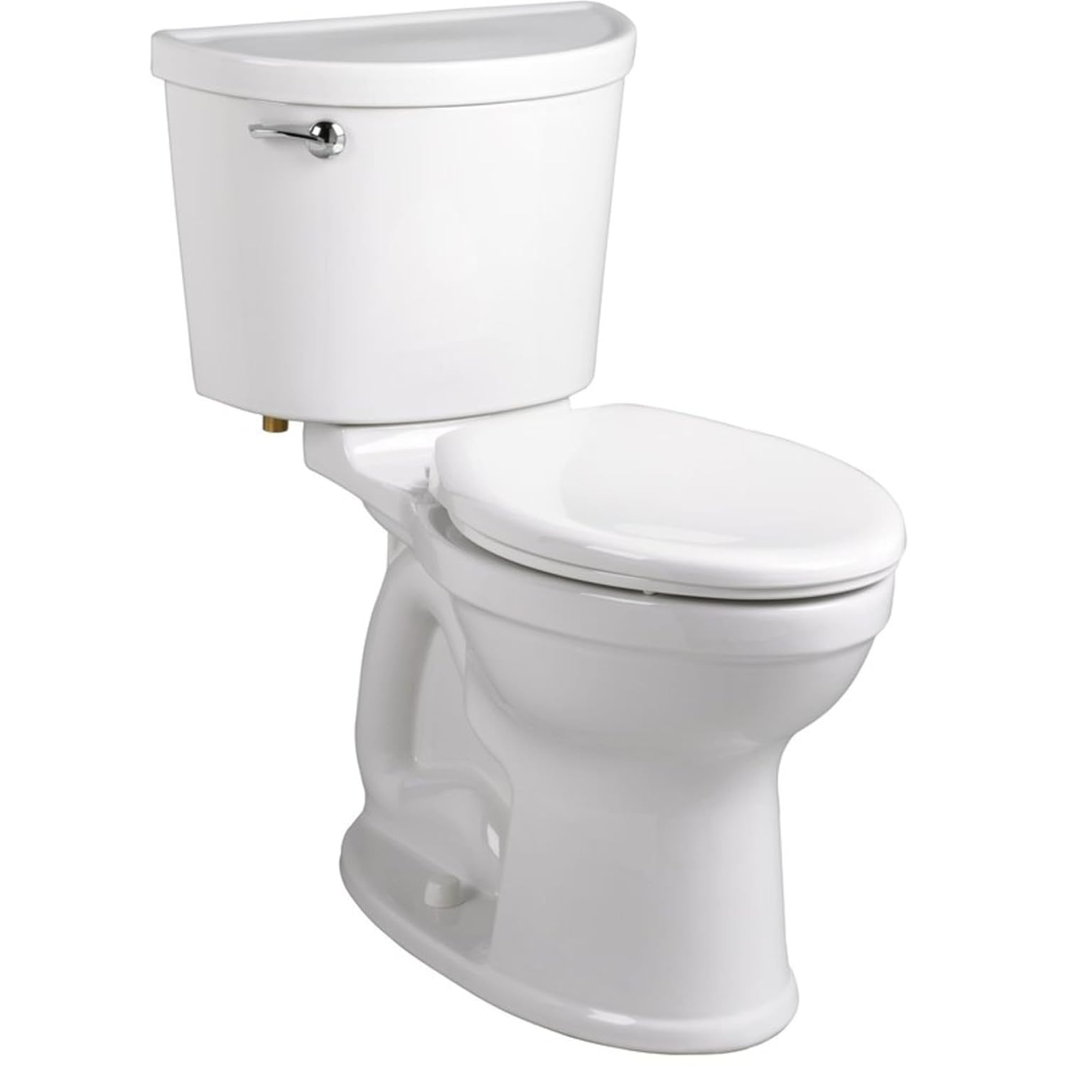 White Elongated Two-Piece High Efficiency Toilet
