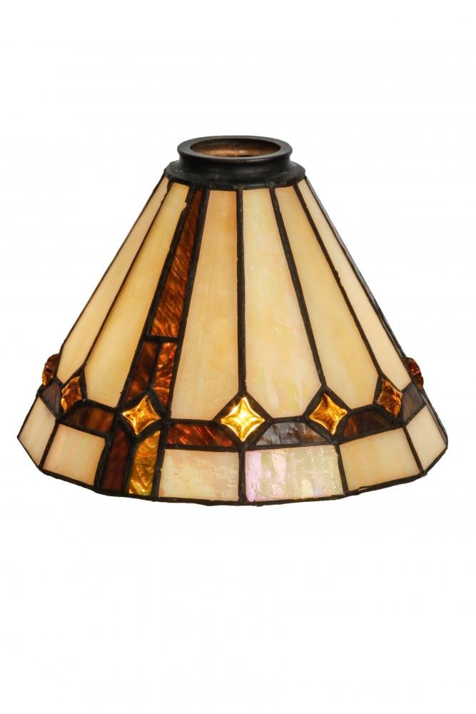 Belvidere 8" Stained Glass Bell Shade
