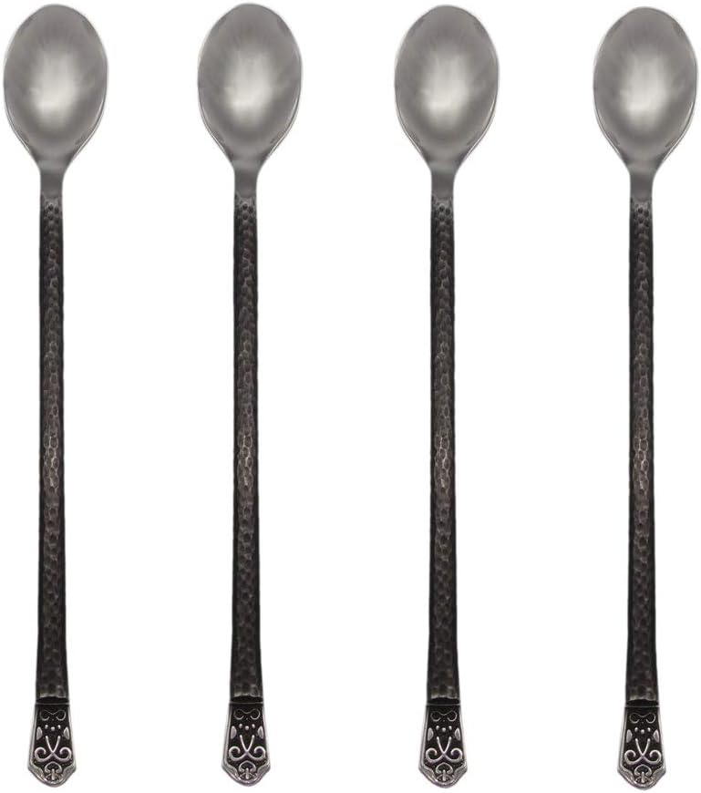 Gourmet Settings Avalon 18/10 Stainless Steel Iced Beverage Spoon (Set of Four)