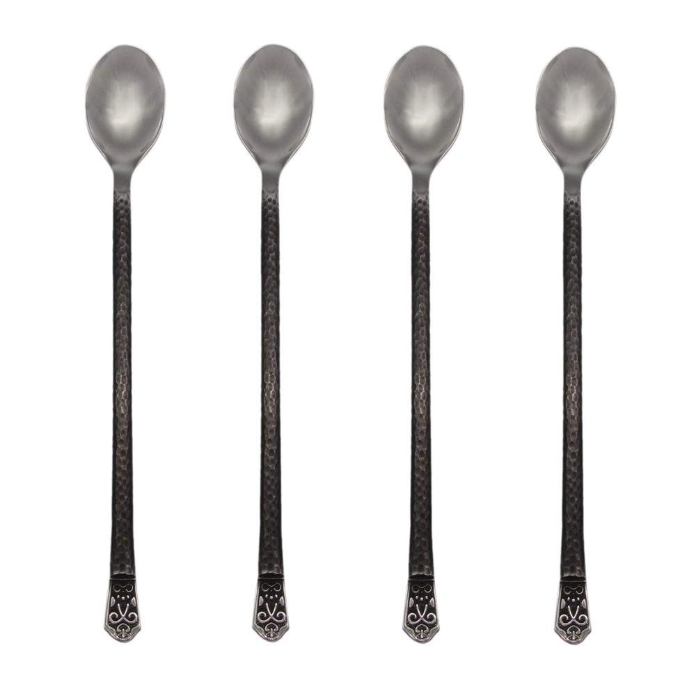 Gourmet Settings Avalon 18/10 Stainless Steel Iced Beverage Spoon (Set of Four)