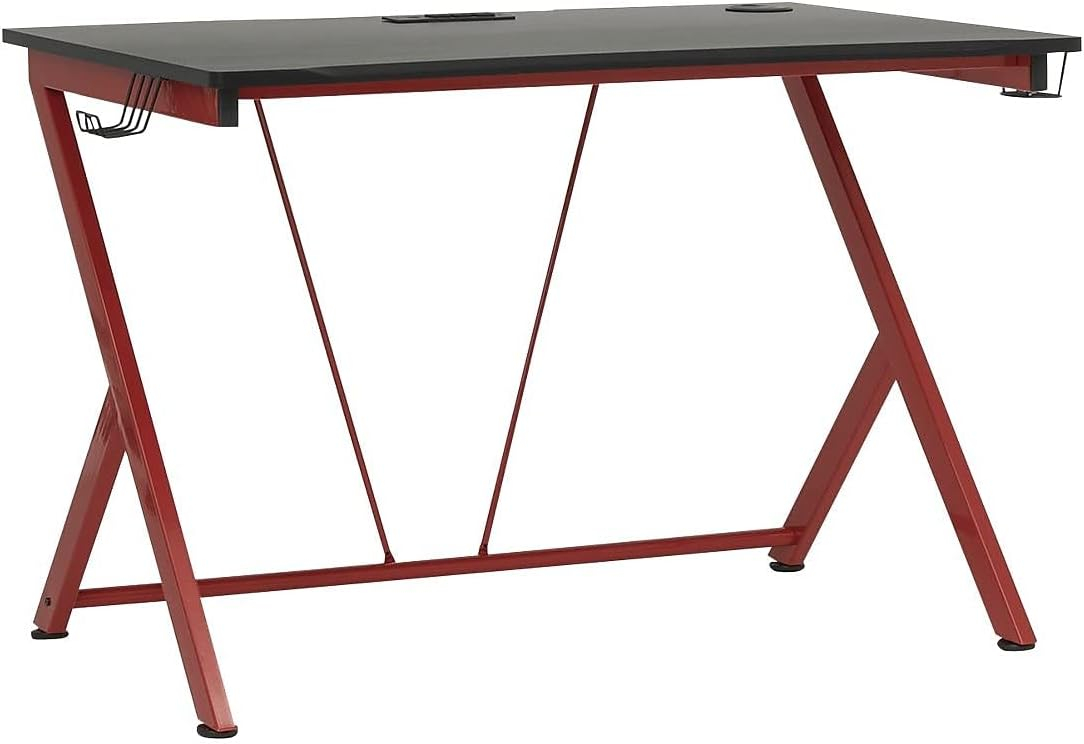 Quest for  PC Gaming, Computer Desk With Charging Station, Cup And Headphone Holder