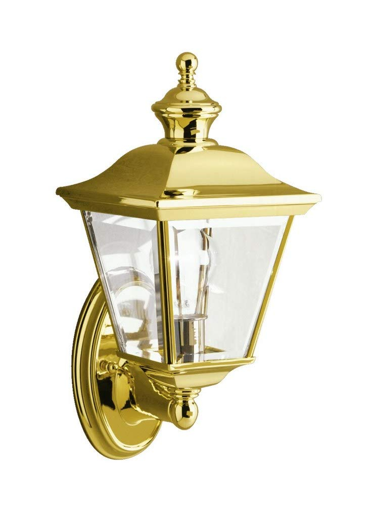 Polished Brass 20" Traditional Outdoor Wall Lantern