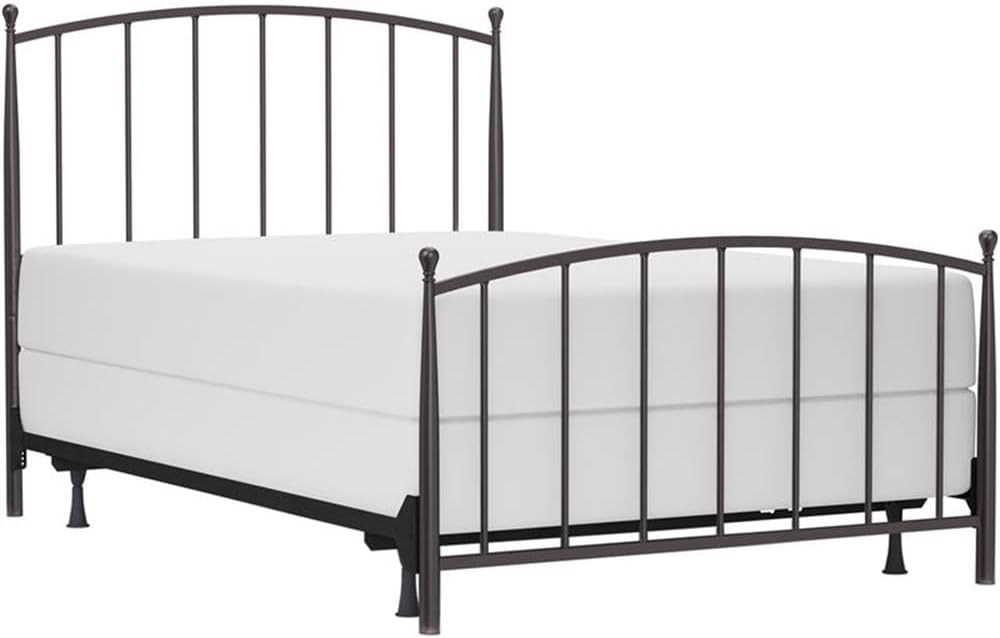 Hillsdale Furniture Warwick Gray Bronze Metal Queen Bed