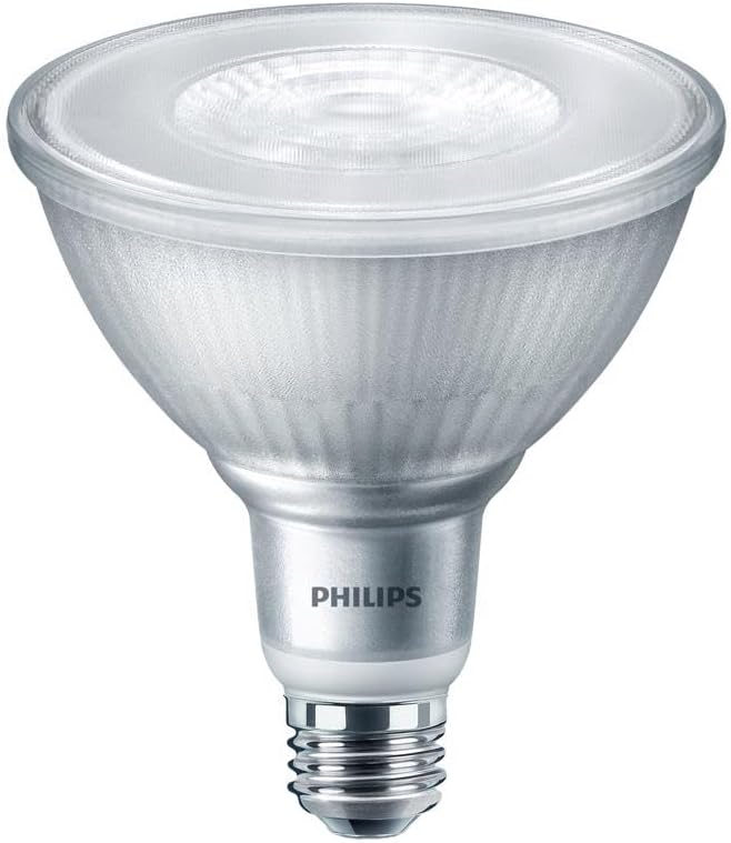 Philips LED 120-Watt PAR38 In/Outdoor Flood Light Bulb, Bright White, Dimmable, 40° Beam Spread, E26 Medium Base (2-Pack)