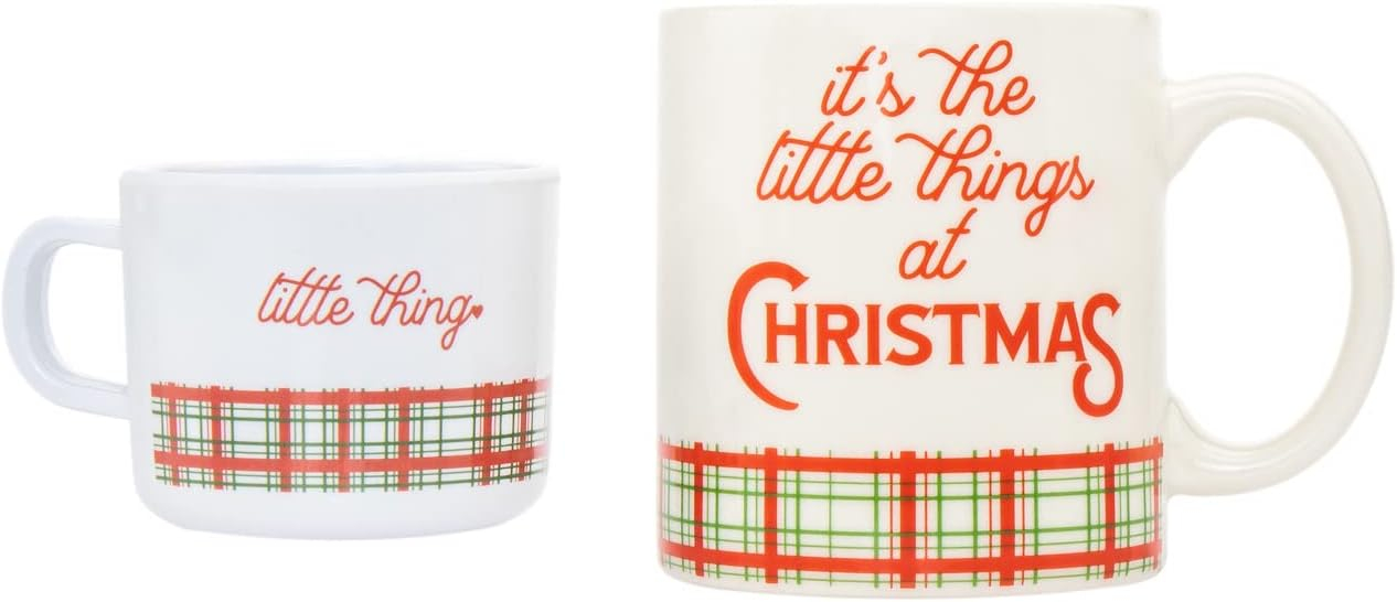 Godinger Silver Art Co Christmas Adult & Kid Mug Set