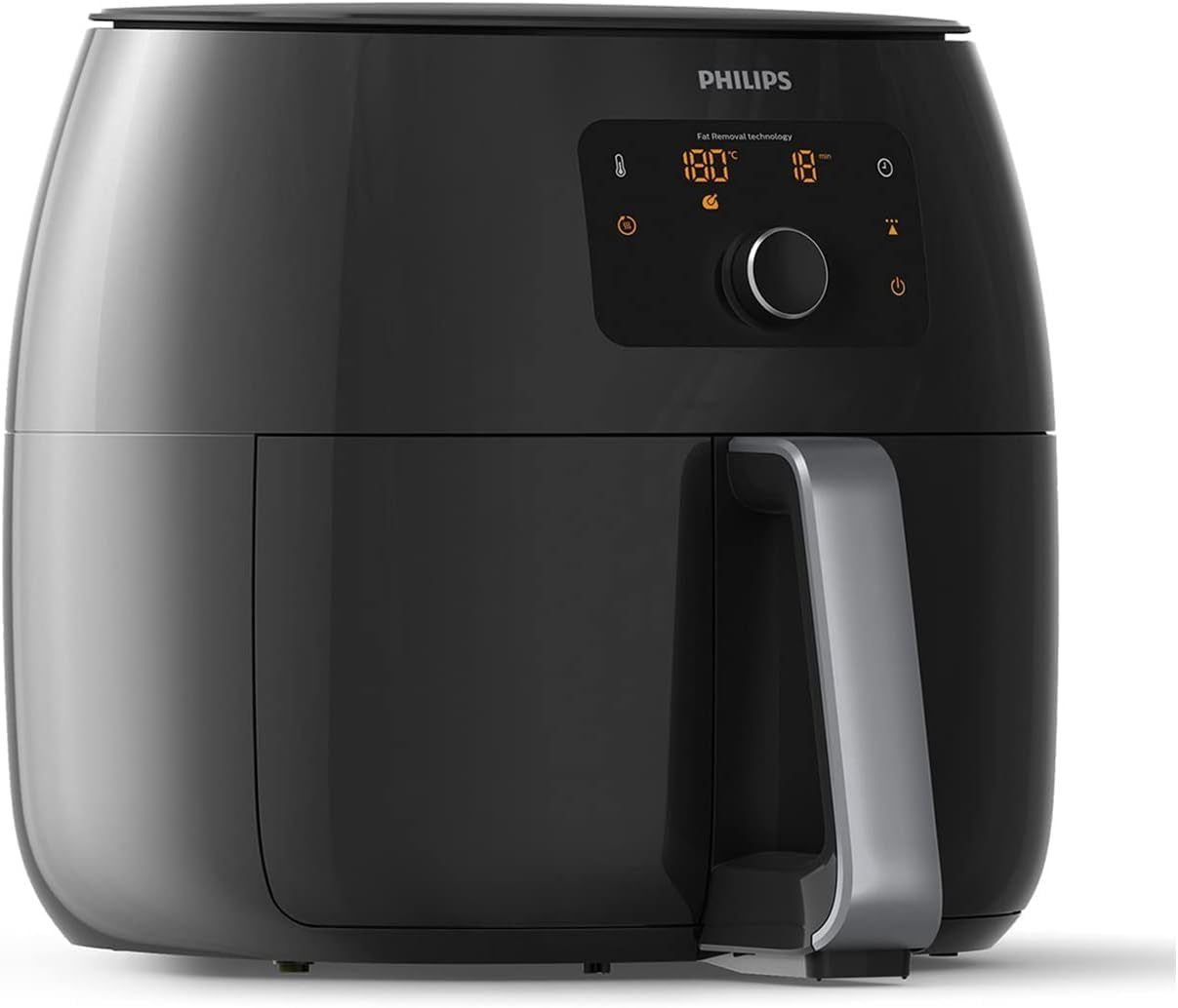 Philips Premium Airfryer XXL with Fat Removal and Rapid Air Technology (Black)