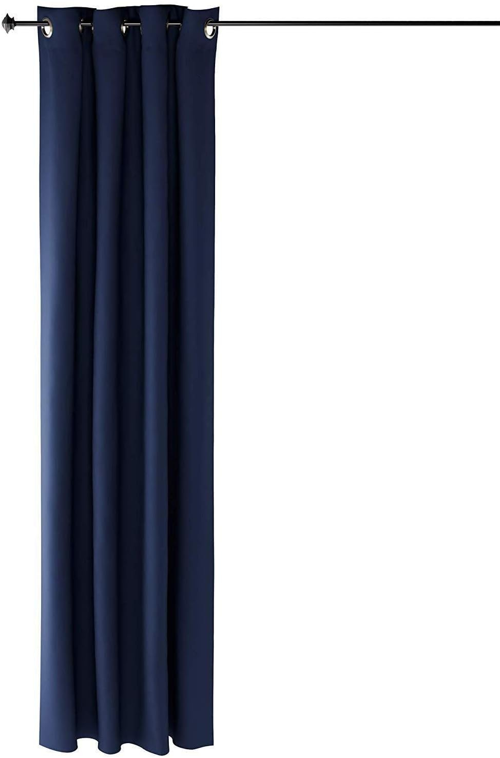 Furinno Collins Blackout Curtain 52X95 In. 1 Panel, Dark Blue