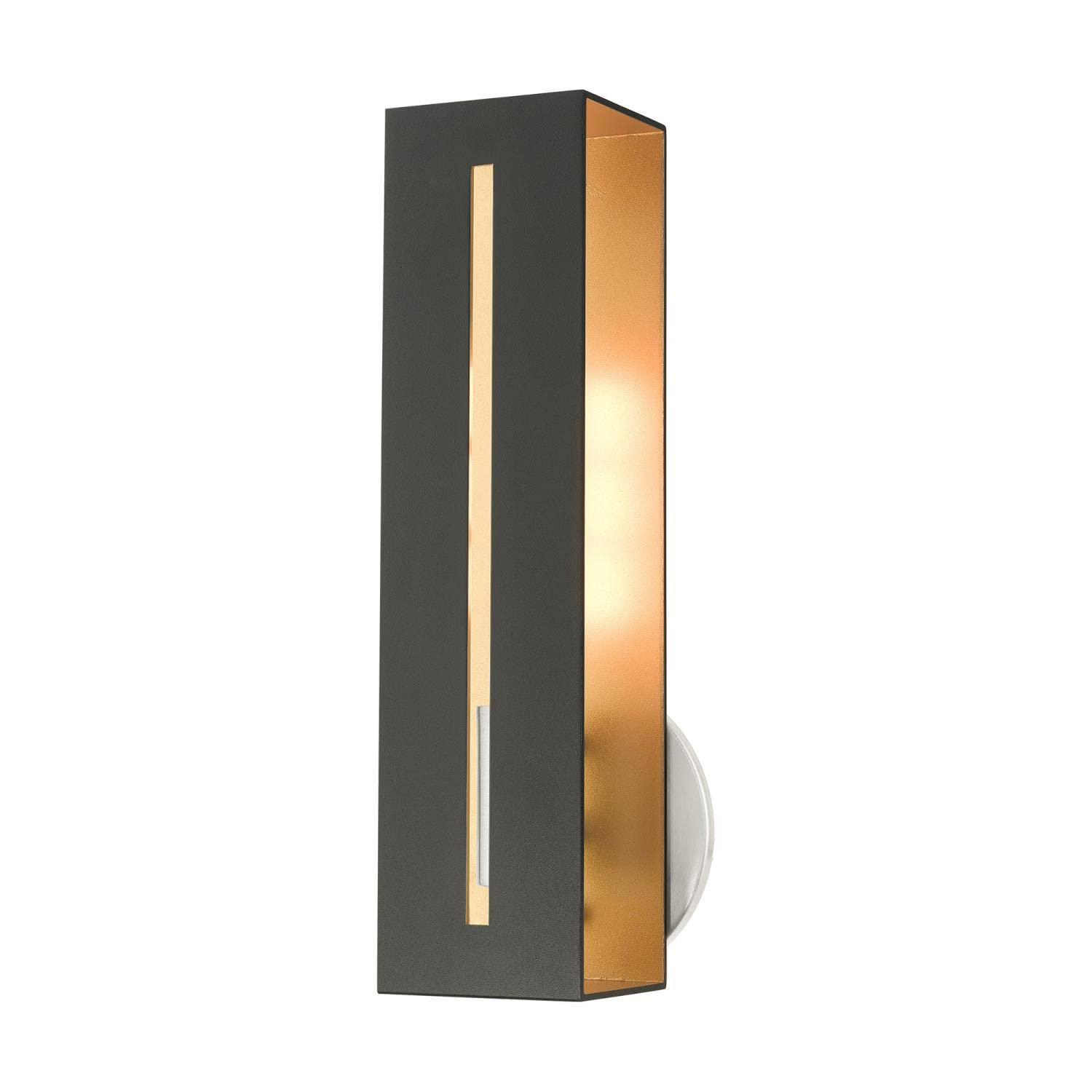 Livex Lighting Soma 1 - Light Wall Light in  Textured Black