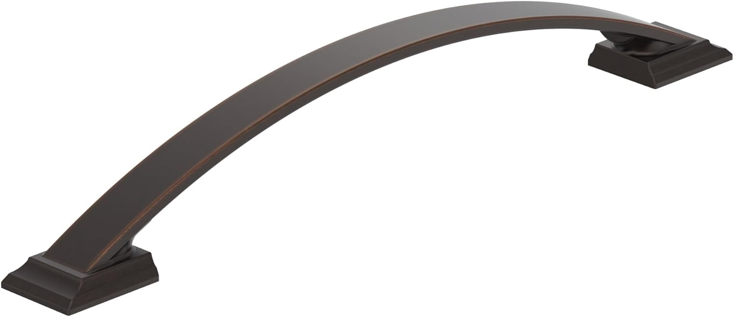 Amerock Candler 7-9/16 inch (192mm) Center-to-Center Oil-Rubbed Bronze Cabinet Pull