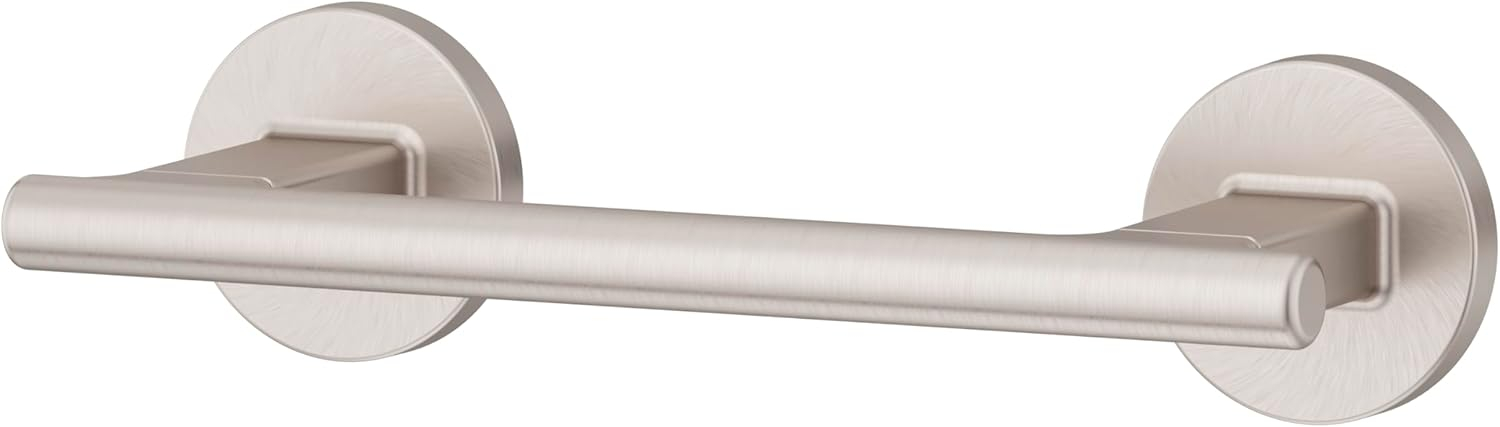 Capistrano Wall Mount Double Post Toilet Paper Holder in Spot Defense Brushed Nickel