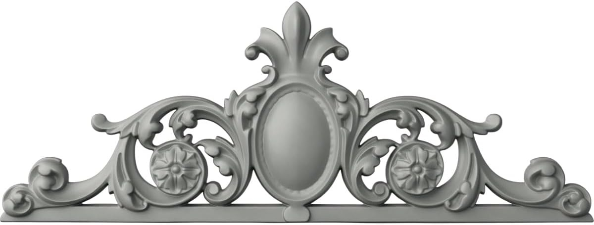 Ekena Millwork Valence 13.75'' H x 36.75'' W D Urethane Onlay Scroll