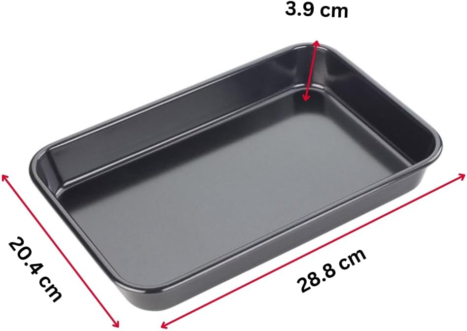 Performance, Roaster, Professional Gauge Carbon Steel with Whitford Eclipse Non-Stick Coating, Cooking and Roasting, 29.6 x 19.3 x 4cm