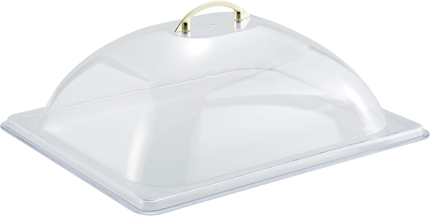 Clear Polycarbonate Dome Cover with Stainless Steel Handle