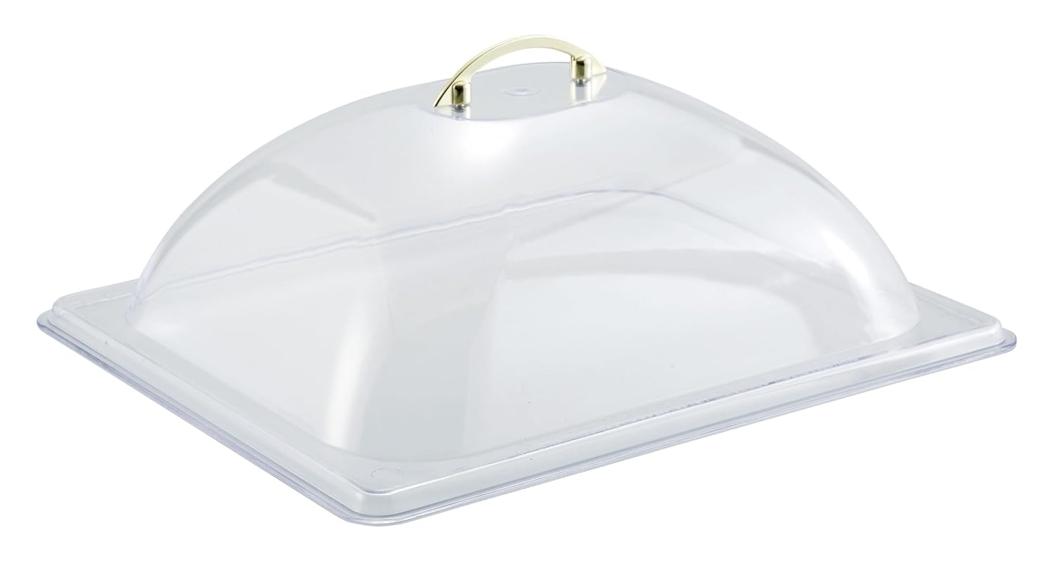 Clear Polycarbonate Dome Cover with Stainless Steel Handle