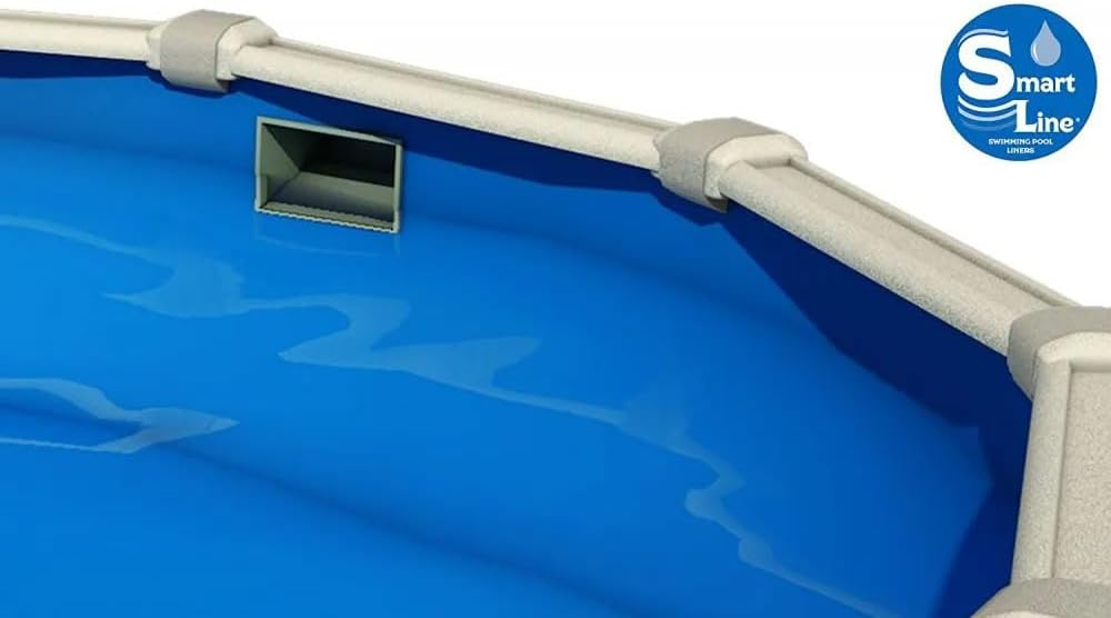 Lake Effect Pools 12' x 48" Round Bermuda Galvanized Painted Steel Above Ground Swimming Pool