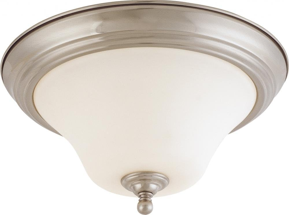 60/1825-Nuvo Lighting-Dupont-Two Light Flush Mount-13 Inches Wide by 7 Inches High