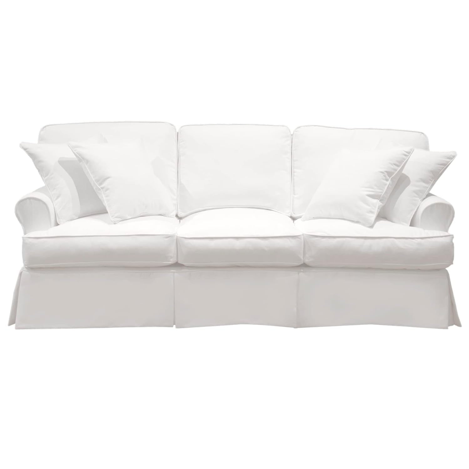 Sunset Trading Horizon Slipcovered Sofa Peyton Pearl